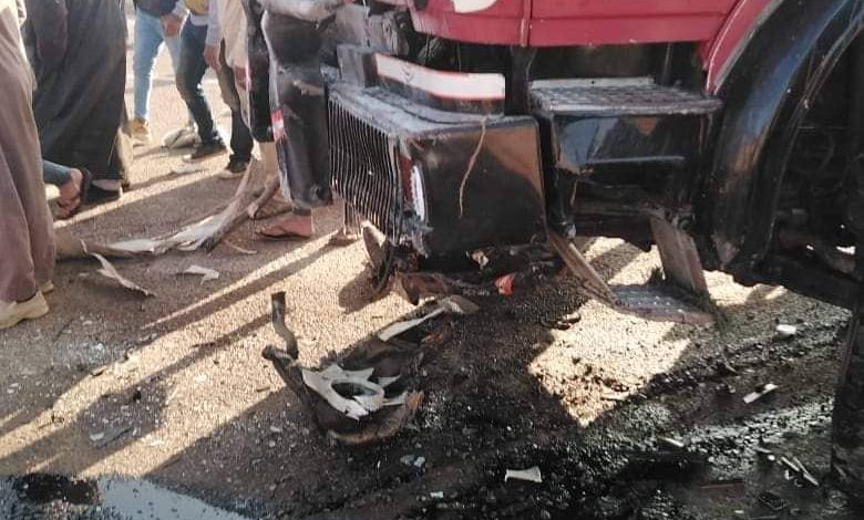Photo of مصرع 12 شخص في حادث تصادم سيارتين على طريق كفر داود-السادات