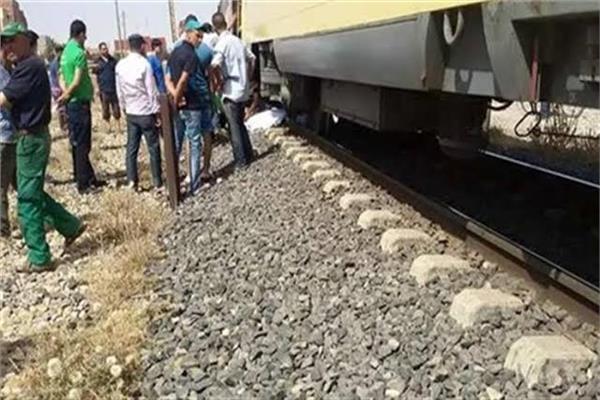 مصرع شاب تحت عجلات القطار بطنطا