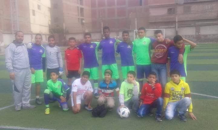 " ها انا احقق ذاتي " شعار دورى خماسي كرة القدم للأيتام