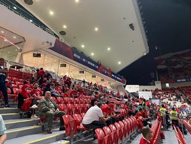 جماهير الأهلى والزمالك تتوافد على استاد محمد بن زايد لحضور مباراة السوبر
