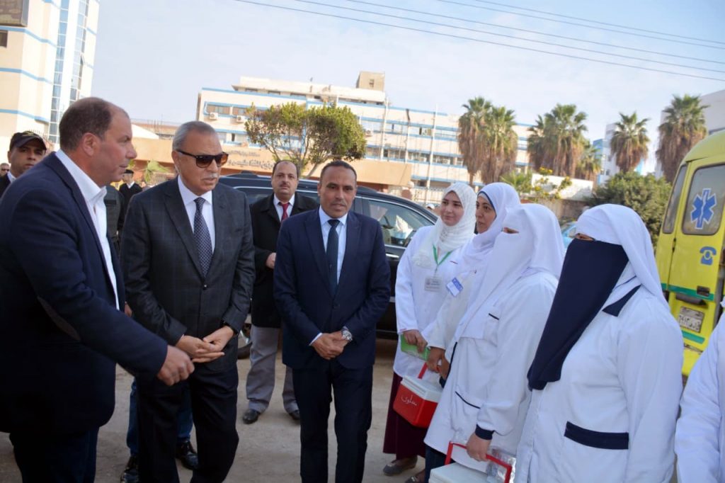 محافظ القليوبية: استهداف 1.1 مليون طفل للتطعيم ضد مرض شلل الأطفال