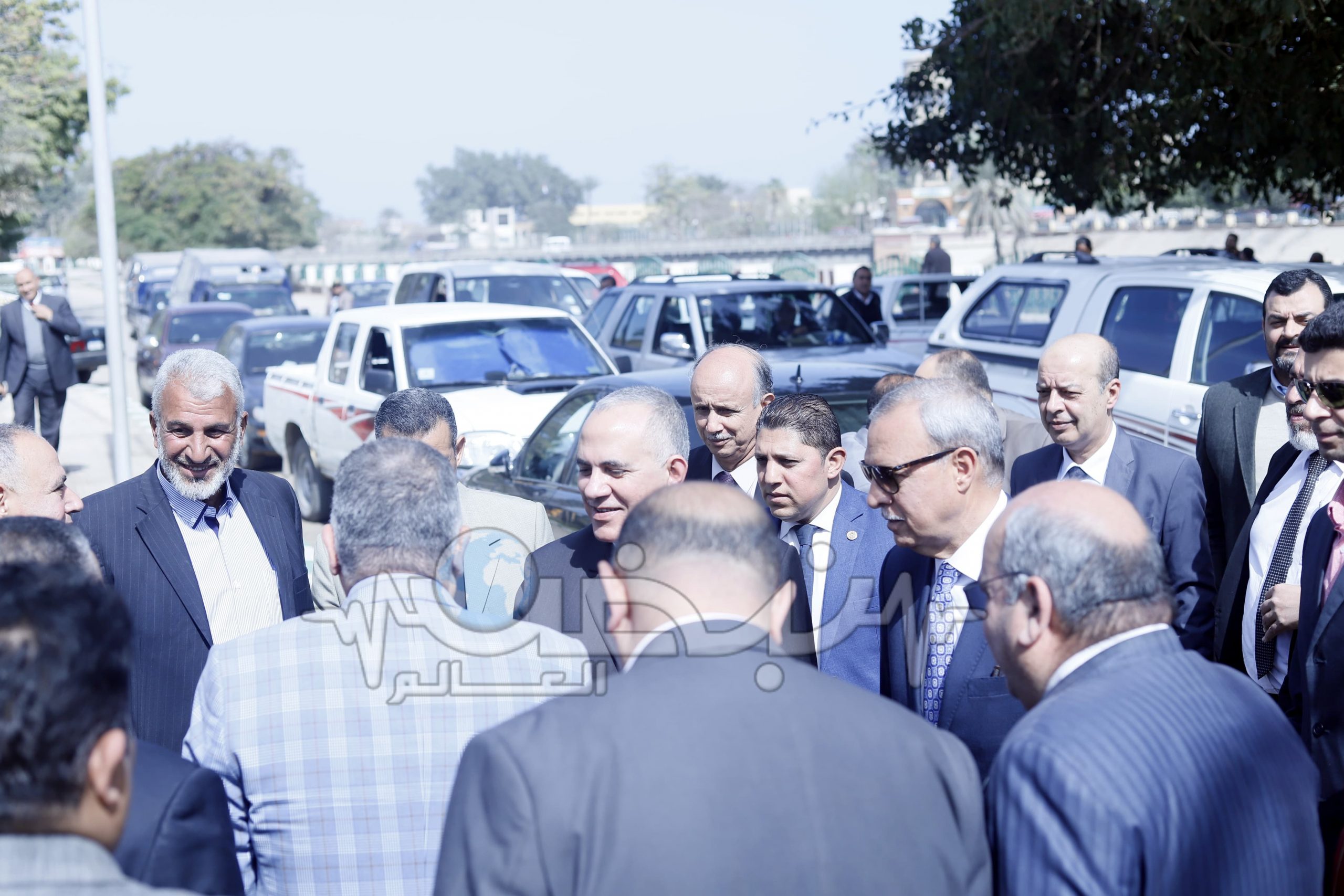 وزير الري يفتتح معرض الزهور بالقناطر الخيرية