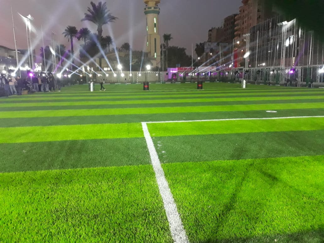 إفتتاح ملعب مركز شباب شبرا البلد بنظام حق الانتفاع Bot (صور)