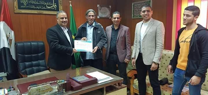 الصبروط يكرم رئيس الوحدة المحلية باكياد دجوى وشباب فرسان الرجالات