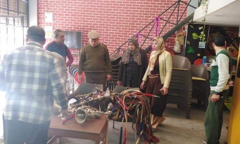 Photo of بالصور: المنوفية بدء تفعيل منع إقامة الأسواق الأسبوعية وتداول الشيشة بالمقاهي بالمحافظة