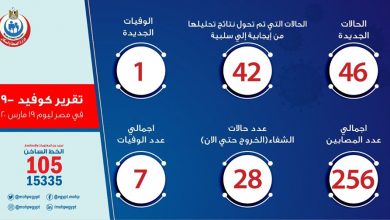 Photo of الصحة: ارتفاع عدد الحالات التي تحولت نتيجة تحاليلها من إيجابية إلى سلبية لفيروس كورونا إلى 42 حالة