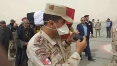 Photo of جنازة عسكرية ضخمة لشهيد الوطن والواجب المجند إبرام ممدوح بمسقط رأسه” قرية بني محمديات