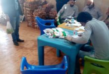 Photo of تنظيف وتوزيع الخضار في نادي القناطر