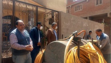 Photo of برقطا، كفر الشهاوى خاطر، كفر عزب غنيم يقوموا بتعقيم قريهم بالكامل