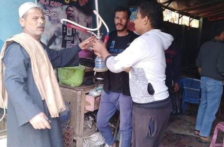 Photo of متابعة حظر استخدام الشيشة بالمجال العامه بالوحدة المحليه بالمريج