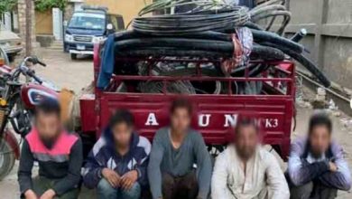 Photo of ضبط عناصر تشكيل عصابى بسوهاج تخصص فى إرتكاب جرائم سرقات أسلاك وكابلات الكهرباء.