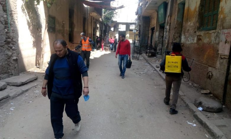 Photo of صور..حملة ابدأ بنفسك تواصل جهودها بتطهير وتعقيم شوارع بنها