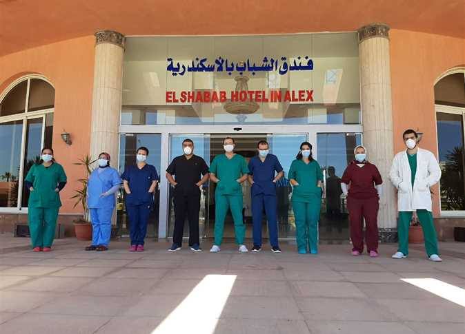 رئيس الفريق الطبي بعزل أبوقير: ارتفاع حالات التعافي من كورونا لـ378.. وخروج 7