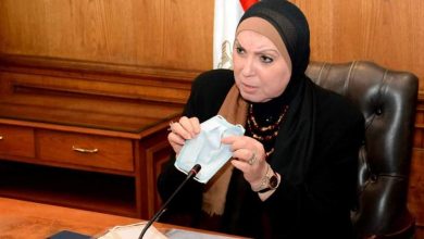 Photo of وزيرة التجارة والصناعة تبحث مع منتجى الملابس الجاهزة تصنيع الكمامات القماش