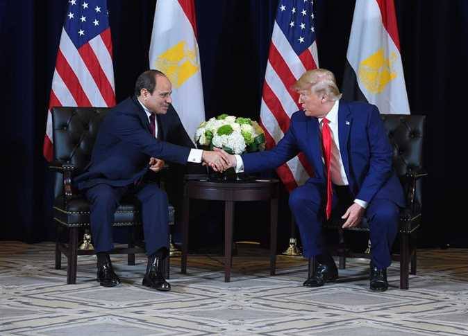 "السيسي " يجري اتصالًا هاتفيًا مع نظيره الأمريكي لتبادل وجهات النظر حول تطورات الوضع الليبي