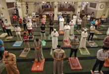 Photo of أول صلاة جماعة بعد تعليق إستمر أكثر من ثلاثة أشهر