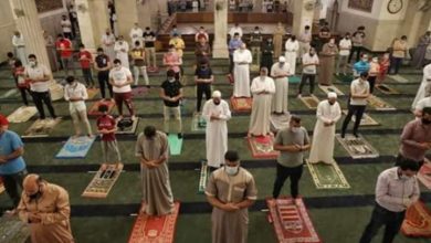 Photo of أول صلاة جماعة بعد تعليق إستمر أكثر من ثلاثة أشهر