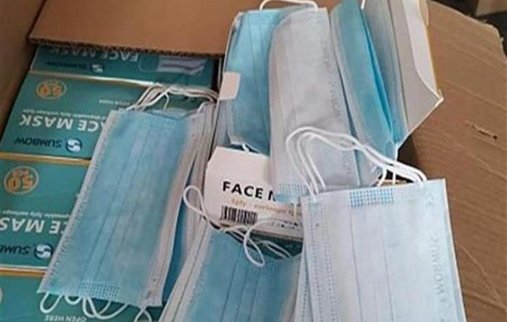 Photo of ضبط سائق قام بنقل كمية كبيرة من الكمامات الطبية مجهولة المصدر