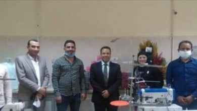 Photo of طب بنها تفتتح وحدة إنتاج للكمامات