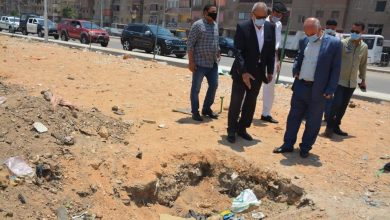 Photo of محافظ القليوبيه يقوم بجوله بشبرا الخيمة لتفقد منطقه ربط محور مصر الجديده واعمال تطوير طريق شركات البترول