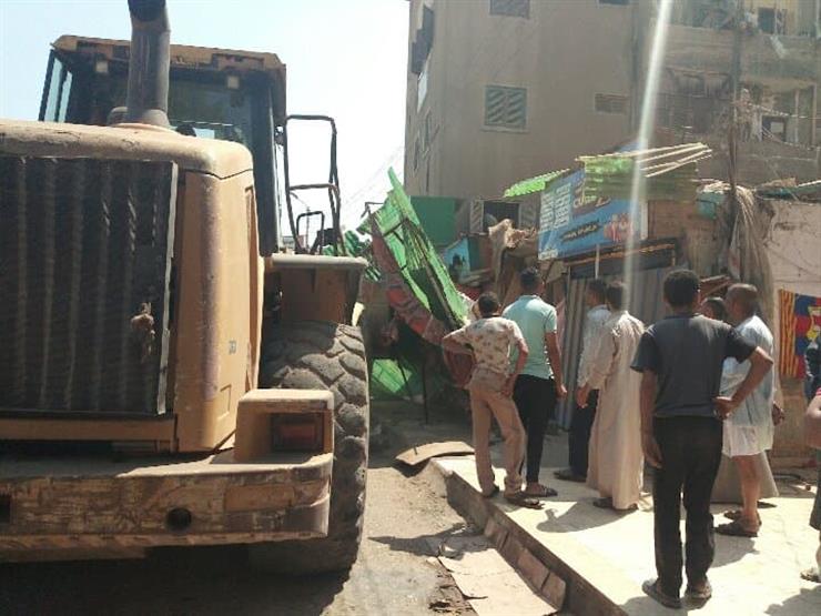 حملة كبيرة لإزالة الإشغالات بالمنيا