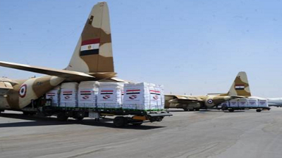 المتحدث العسكري: مصر تواصل تكثيف الجسر الجوى بإرسال طائرتي مساعدات عاجلة إلى لبنان