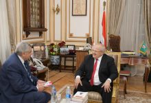 Photo of الخشت يستقبل مستشار رئيس الجمهورية لشؤون الصحة