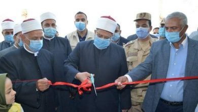 Photo of وزير الأوقاف يفتتح مسجد الشهيد أحمد المنسي ويوجه التحية للقوات المسلحة