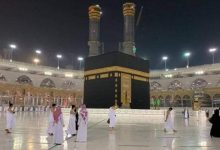 Photo of إستقبال أول أفواج المعتمرين بالحرم المكى
