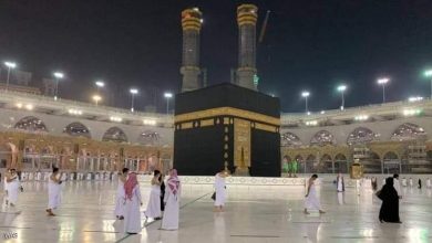 Photo of إستقبال أول أفواج المعتمرين بالحرم المكى