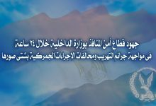 Photo of الداخلية توصل جهود مواجهة جرائم التهريب الجمركية