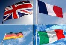 Photo of ألمانيا وفرنسا وبريطانيا وإيطاليا تهدد معرقلي الحوار السياسي في ليبيا