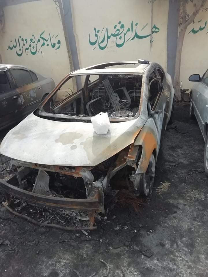 إحتراق سيارة
