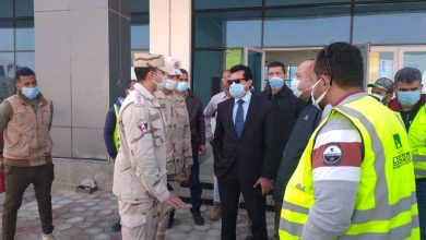 Photo of صبحي يطمئن على تجهيزات الصالة المغطاة بالعاصمة الإدارية