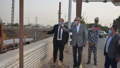 Photo of الهجان يتابع أعمال المرحلة الثانية من ممشى النيل وأعمال تطوير طريق طابا بمدينة بنها
