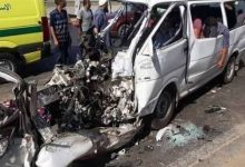 Photo of إصابة 11 شخص في حادث تصادم سيارتين على الطريق الزراعي بطوخ
