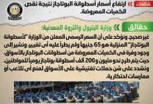 Photo of إرتفاع أسعار أسطوانة البوتاجاز نتيجة نقص الكميات المعروضة