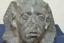 Photo of رأس الملك سنوسرت الثالث قطعة الشهر بالمتحف المصري، احتفالا بعيد الشرطة
