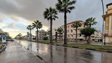 Photo of الأمطار تغزو دمياط ورأس البر و تعطل حركة الصيد