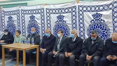 Photo of الهجان يشارك فى عزاء وكيل تعليم المحافظة بمسقط رأسه بدمياط