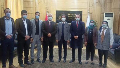 Photo of رئيس جامعة بنها يستقبل منسقي المبادرة الرئاسية حياة كريمة
