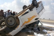 Photo of إصابة 3 أشخاص فى تصادم سيارتين بصحراوى بنى سويف “