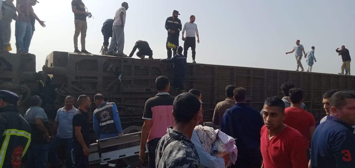 عاجل| حادث قطار الآن قبل مدينة طوخ.. وأنباء عن عدد وفيات وإصابات.. صور وفيديو