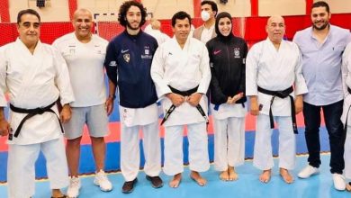 Photo of أبطال منتخب الكاراتية يهدون نتائجهم بالدوري العالمي إلى وزير الشباب والرياضة