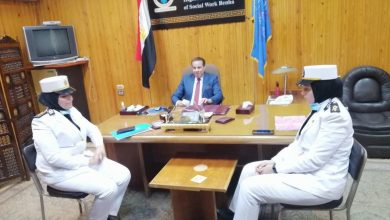 Photo of ضابطات الشرطة النسائية يشاركن في مبادرة مناهضة العنف ضد المرأة بمعهد الخدمة الإجتماعية ببنها