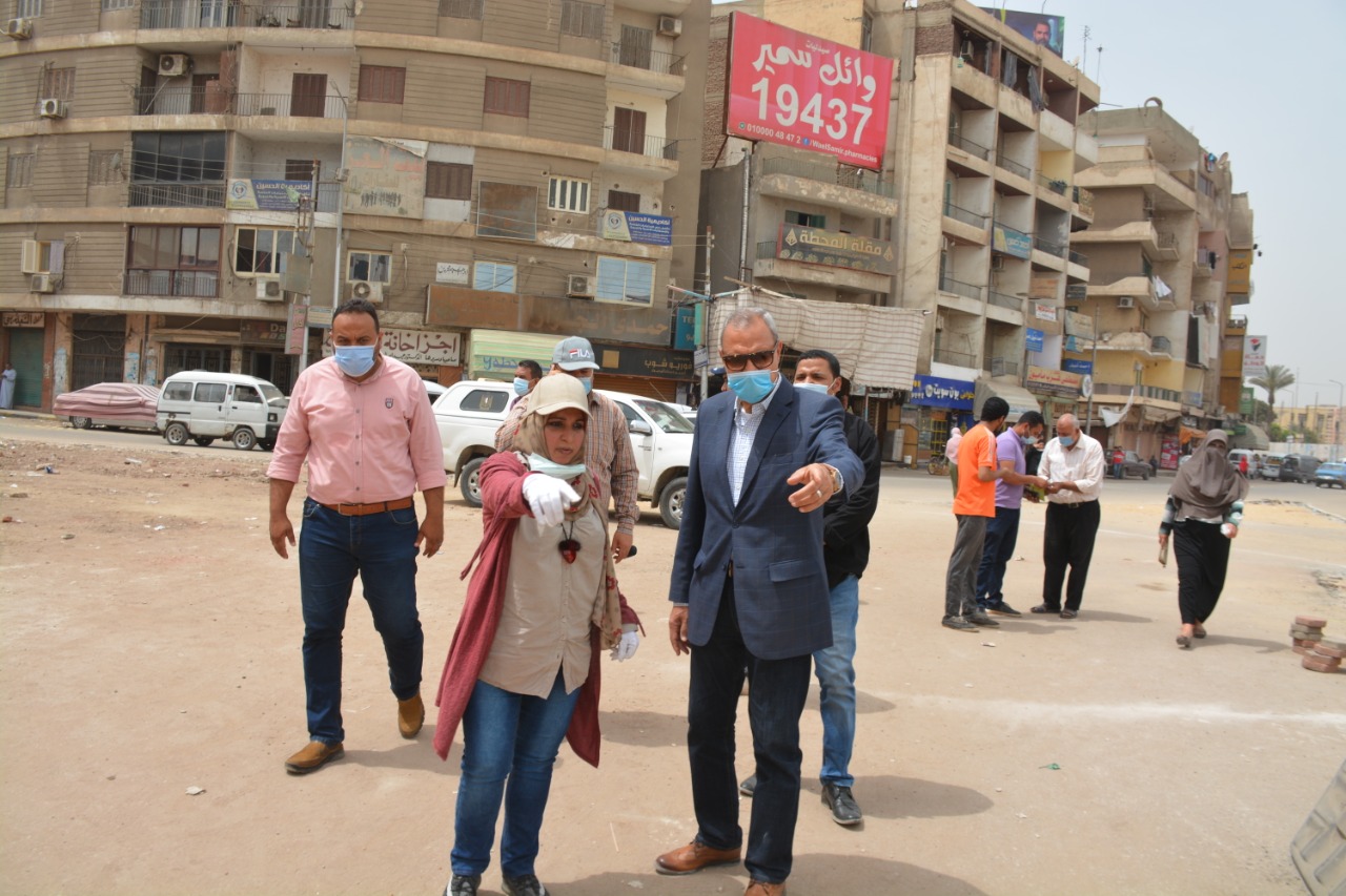 محافظ القليوبية يتابع أعمال إزالة المباني المتعارضة مع مشروع توسعة الطريق الدائري ويتفقد أعمال تطوير ميدان المحطة ببنها