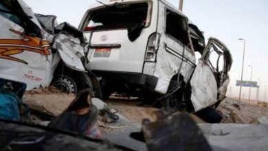 Photo of إصابة 19 شخصا في انقلاب سيارتين بالشرقية