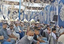 Photo of الطاروطي يحي عزاء إمام مسجد السيدة زينب بقراءة القرآن بقرية دملو مركز بنها