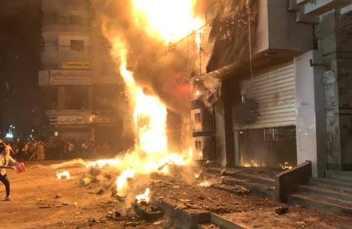 Photo of عاجل| حريق هائل بالملك فيصل شارع ميدان الساعة
