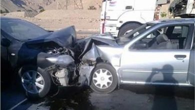 Photo of اصطدام سيارة أجرة بأخرى ملاكي على طريق شبين القناطر